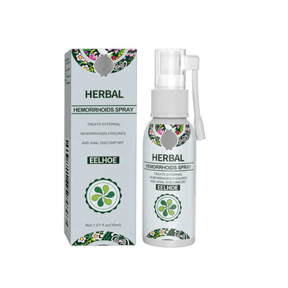 EELHOE  Hemorrhoid Treatment Spray Health Skin Care Natural Anal Herbal Internal Piles External Anal Fissure Anal Relief Spray