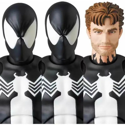 In Stock Ct Toys Spiderman Figure Mafex 147 Symbiotic Black Suit Venom The Amazing Spider-man Anime Action Figure Gifts Toys