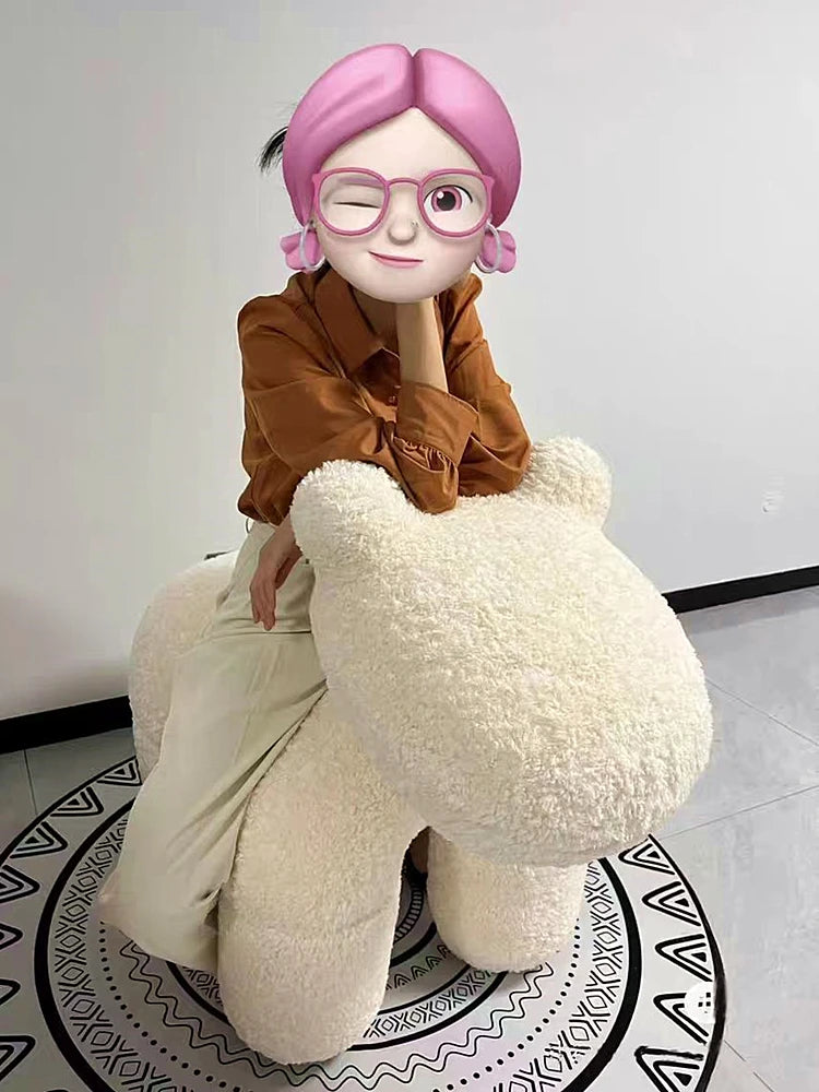 Modern creative single sofa ornament gift living room chairs Design Relaxing chair home furniture lint Pony stool chair
