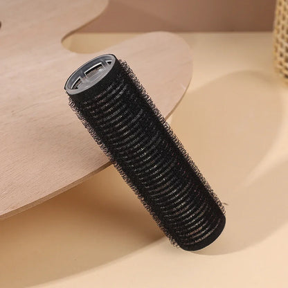 Self-adhesive Curling Tube Natural Stuckless Salon Hairdressing Curlers for Girl Beauty Styling Tool Pink Black Hair Roller Bang
