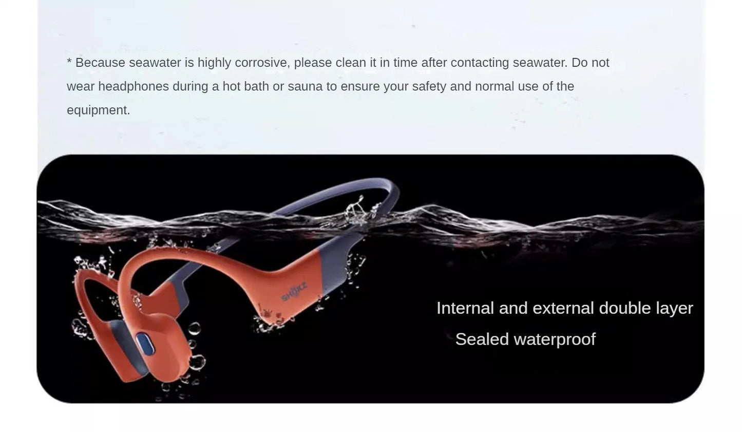 Shokz OpenSwim Pro S710 słuchawki douszne z przewodnictwem kostnym do pływania Bluetooth wodoodporne IP68 tryb podwójny 32GB pojemności sportowe