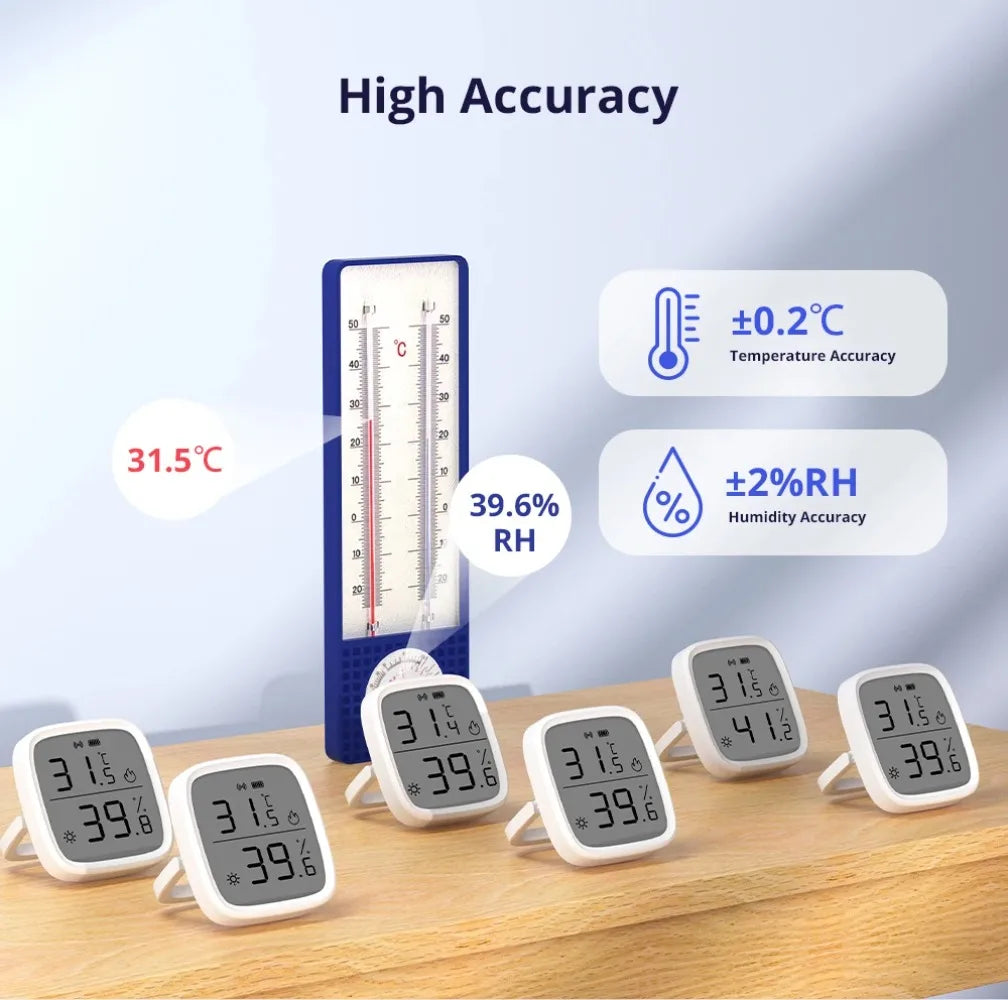SONOFF SNZB-02D Zigbee Temperature Humidity Sensor SNZB 02D ZigBee Standard Compatible Smart Scene with ZBBrige-P Alexa