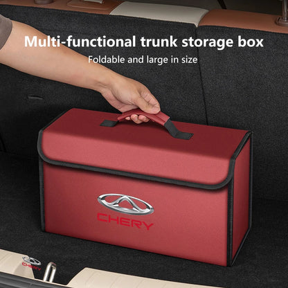 Car Trunk Storage Box Organizer Stowing Tidying Container Bag For CHERY TIGGO 2 5 4 TIGGO7 PRO TIGGO8 Plus 9 ARRIZO 6 8 2025