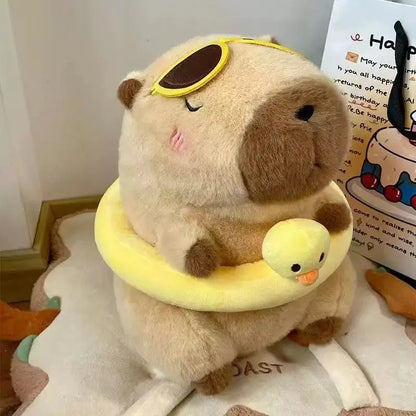 23cm Capybara Plush Simulation Capibara Anime Fluffty Toy Cute Doll Stuffed Animals Soft Doll Plush Christmas Thanksgiving Gift