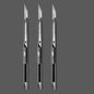 Deli Retractable Office Use Utility Knife High Carton Steel 9mm 30 Degree Blade Box Cutter Self-Locking Design Cutting Knives