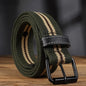 Men's Canvas Belt Casual Retro Women's Belt Outdoor Sports Belt With Jeans Belt Breathable Lightweight Eyelet Belt For Men Women