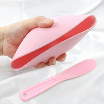 DIY Face Mask Mixing Bowl Set  Silicone Facial Applicator Brush Spatula with Measure Spoon Facial Skin Care Tool Beauty Supplies