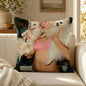 Person A-Addison R-Rae Funny Cushion Cover Soft Short Plush Decorative Pillow Cover for Sofa Bedroom Easy to Clean