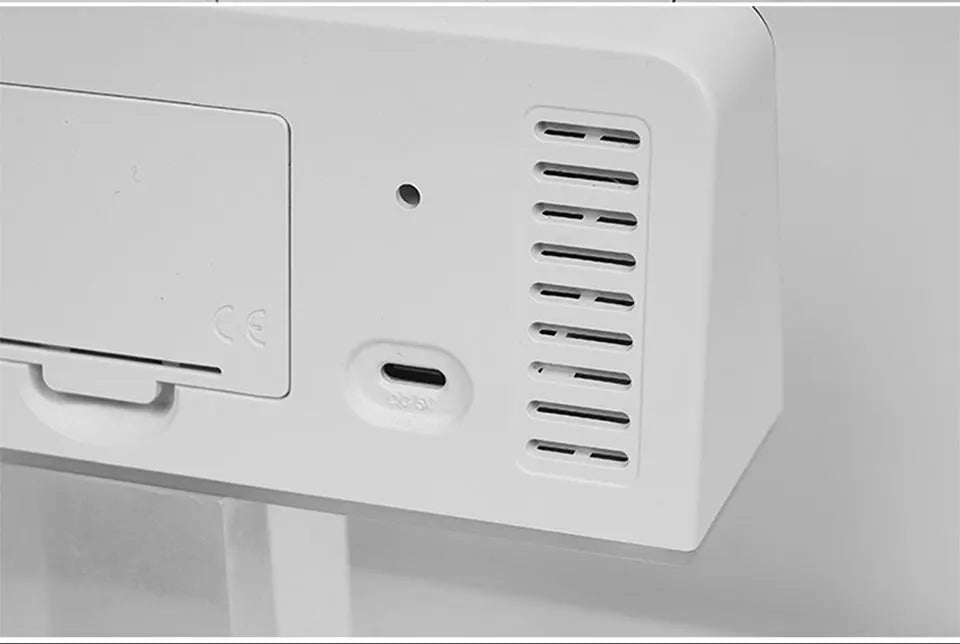 1 PCS Digital LED Alarm Clock With Date Display Dual Alarms Snooze Function Night Light 12H 24H Mode For Bedroom Desk Table