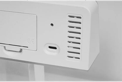 1 PCS Digital LED Alarm Clock With Date Display Dual Alarms Snooze Function Night Light 12H 24H Mode For Bedroom Desk Table