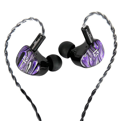 KBEAR Alkaid KB03 1DD+1BA+1Bone Conduction Hybrid IEM HiFi Earphones Beryllium-Coated Dynamic 3D Printed Resin Cavity Wired Headphones for Audiophile & Gaming
