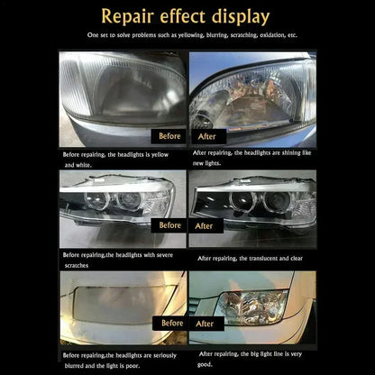 800ml reflektory płynny polimer reflektory chemiczne polerowanie płyn naprawczy renowacja zadrapania zestaw do polerowania reflektorów