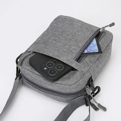 Lightweight Crossbody Bag Men Women Phone Water Resistant Nylon Commuter Travel Student Wallet Card Holder Mini Purse