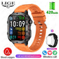 LIGE 2025 dla Xiaomi Wojskowy Smartwatch Męski IP68 5ATM Zewnętrzny Sportowy Monitor Fitness i Zdrowia 1.81 Cala Rozmowy BT Smartwatch