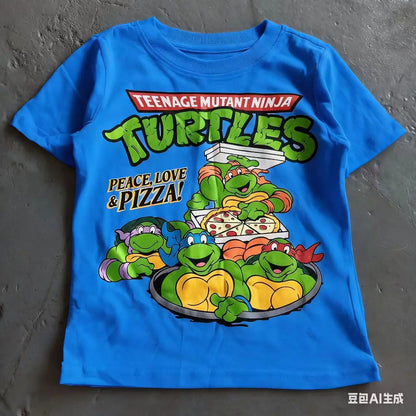 Nickelodeon Bestseller: Nick - Teenage Mutant Ninja Turtles 100% Cotton T-Shirt for Children Aged 3-12 - Cute Cartoon Top