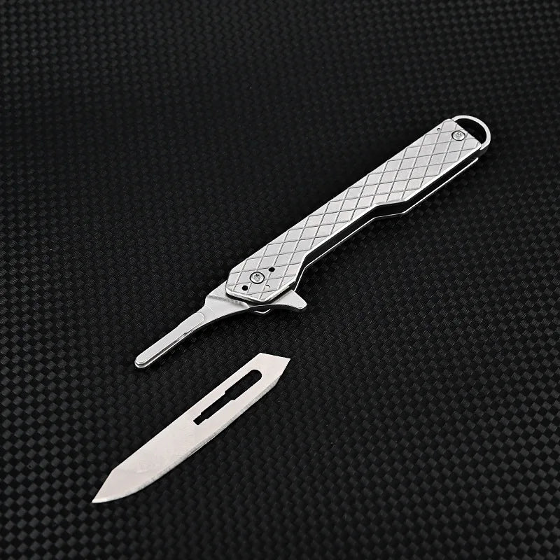 60 blade 7cm, suitable for art carving, mobile phone repair, movie blade, DIY hand tool trimming, can install folding handle