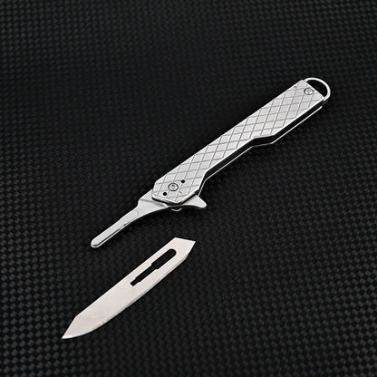 60 blade 7cm, suitable for art carving, mobile phone repair, movie blade, DIY hand tool trimming, can install folding handle