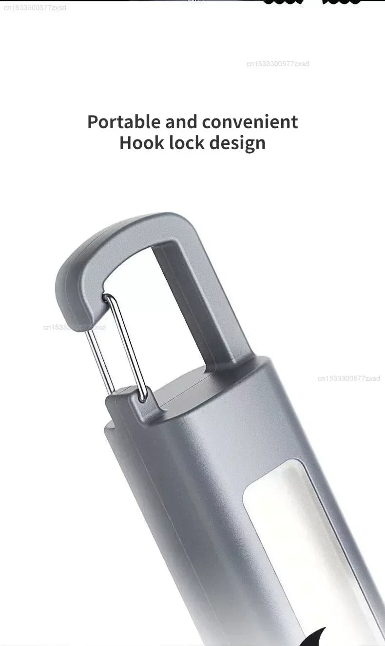 Mijia Outdoor Flashlight Portable Strong Light Variable Focus with Floodlight Side Lights Long Range Rechargeable Flashlight
