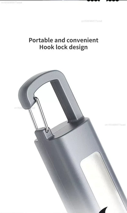 Mijia Outdoor Flashlight Portable Strong Light Variable Focus with Floodlight Side Lights Long Range Rechargeable Flashlight