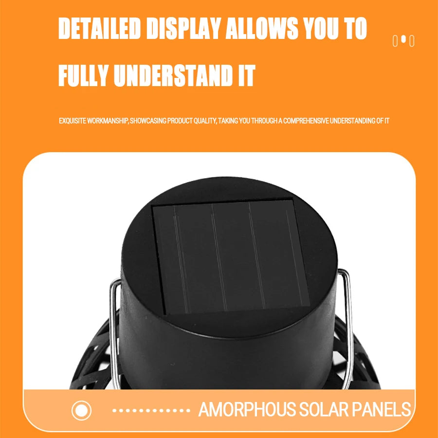 Solar LED Outdoor Flame Effect Hanging Lantern Out Waterproof Garden Decoration Lamp Solar Fairy Light For Patio Garden Yard