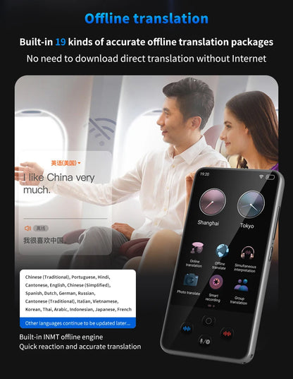 Language Translator Device Support 138 traductor de idiomas en tiempo real Translation AI Translator with ChatGPT Translator