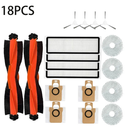 For Robot Vacuum Cleaner Xiaomi X20 Plus, Wiper and Grill Accessories, Main Side Brush, HEPA Filter, Spare Parts Dust Ba