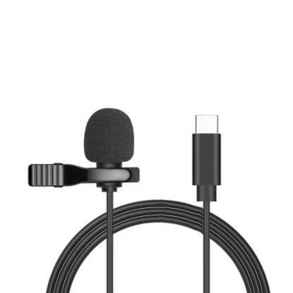 Portable Clip-on Lapel Lavalier Microphone 3.5mm Jack Hands-free Mini Wired Condenser Microphone For Iphone SamsungXiaomi Laptop