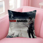 Lara Croft Tomb Raider game Double-sided Printed pillow cover Short plush Suitable living room bedrooms sofa throw cushion cover