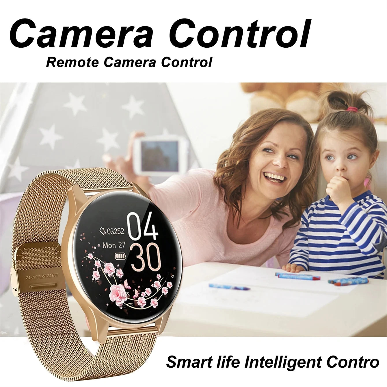 Smart Watch HD Touch Screen Heart Rate Sleep BP Health Monitoring For Android&IOS Phone BT Call Sport Smartwatch For Men Women