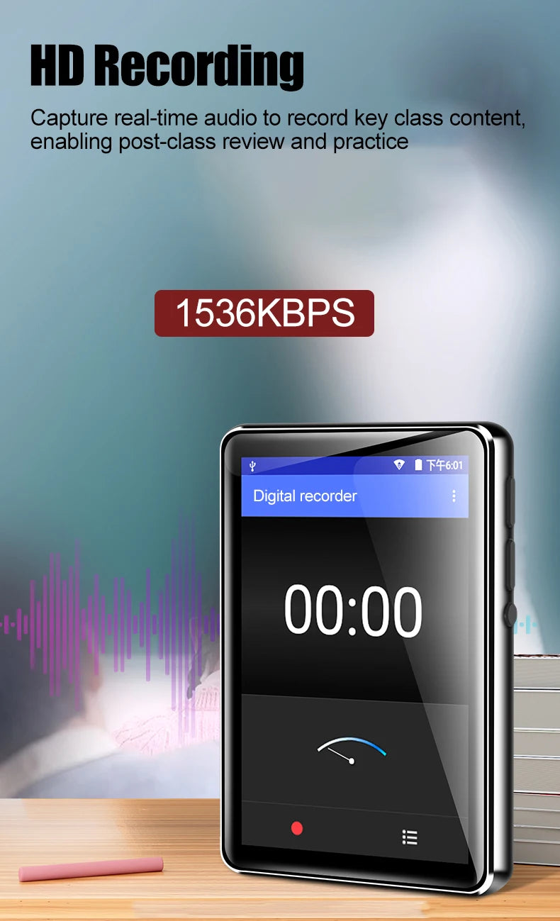 Android and WiFi MP3 Player 2.8 inchs Bluetooth Speaker Online Music Streaming Built in Play Store Spotify Apple Music deezer