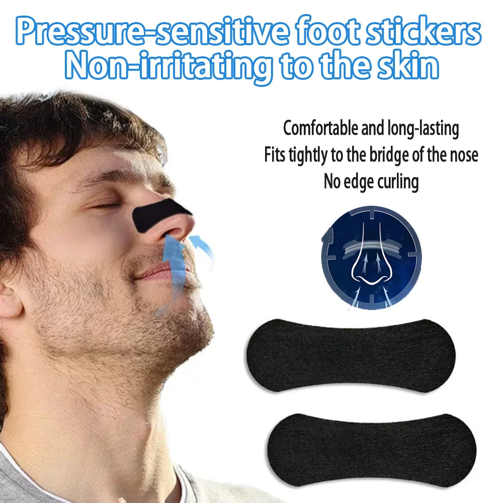 30/60/90/150/300Pcs Sleep Nasal Strips Set Anti Snoring Nose Strips Breathable Comfortable Improve Breathe Nose Patch Sleep Aid
