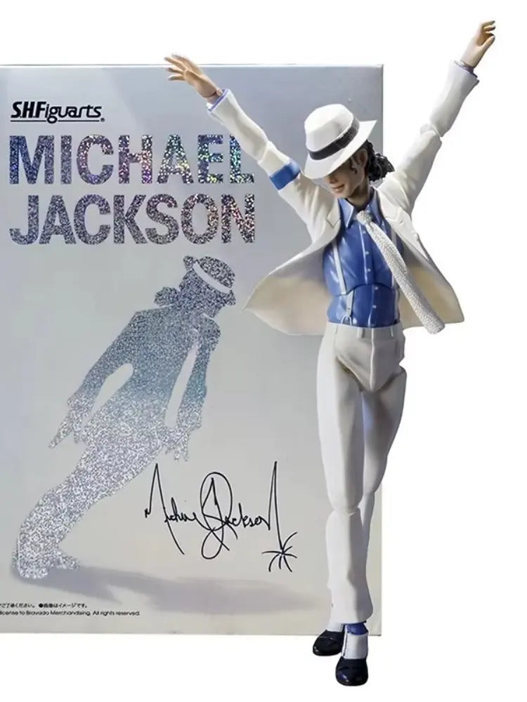 New Figure Michael Jackson Action Figure 14cm PVC Collection Decoration Smooth Criminal Movable Figma Anime Jackson Model Toys