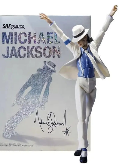 New Figure Michael Jackson Action Figure 14cm PVC Collection Decoration Smooth Criminal Movable Figma Anime Jackson Model Toys