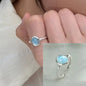 PANJBJ 925 Sterling Silver Lotus Ring For Women Retro TextureJewelry Irregular Creativity Adjustable Jewelry Party Gift Dropship