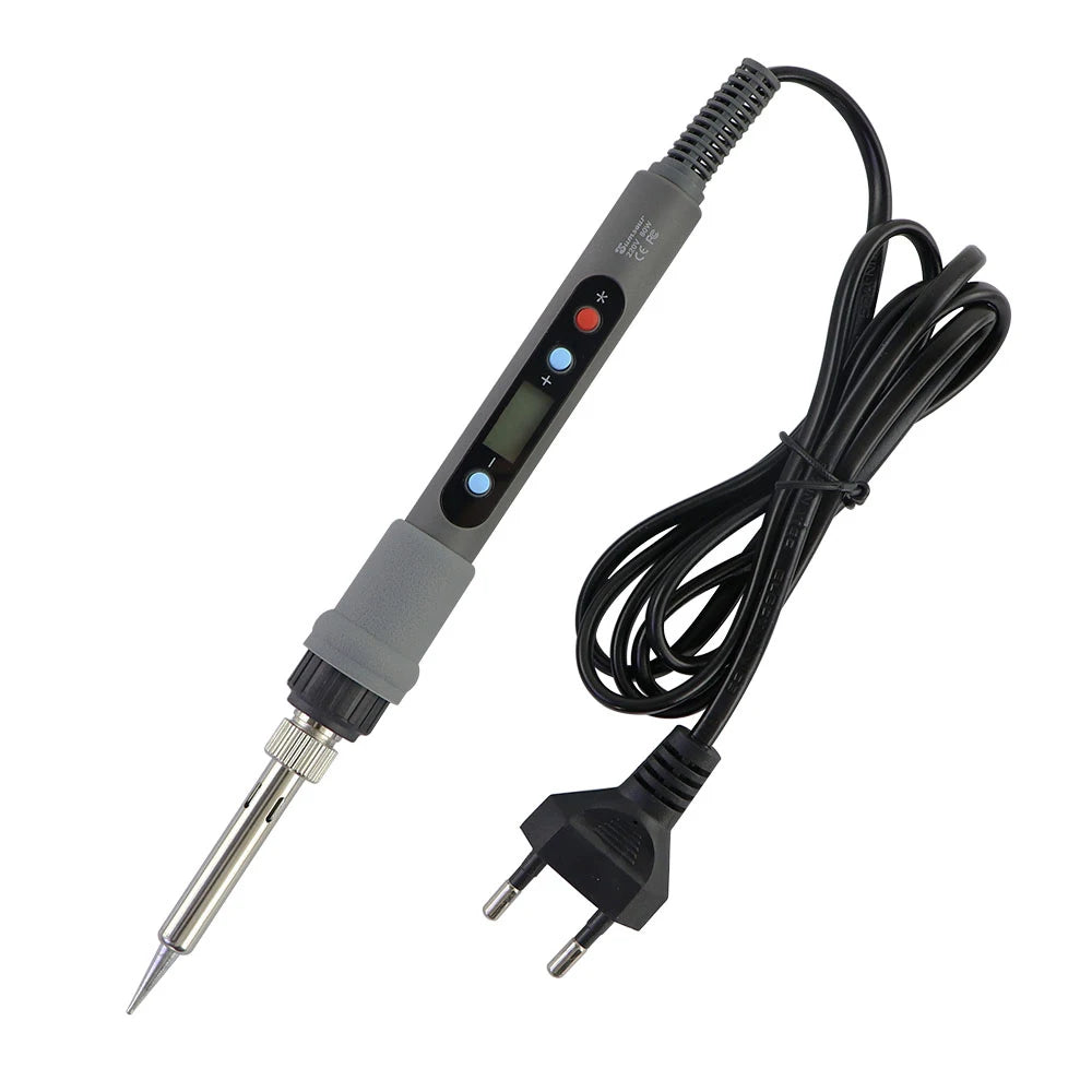 Adjustable Temperature Electric Soldering Iron 80W Welding Solder Rework Station Heat Pencil Tips Repair Tools Ceramic Heater