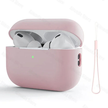 Dla AirPods Pro 2 Etui Płynny Silikon Pokrowiec Na AirPods 3 Pro 2 Etui Miękkie Słuchawki Ochronne Funda dla AirPod Pro 2 Pro2 Pokrowiec