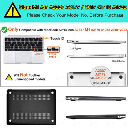 Laptop Case for Macbook Air 13 Case 2026 Neo A18 Pro 16 M3 Funda M1 Pro 13 M5 Air 13.6 15 for Macbook Pro 14 case M5 M4 2025 M2