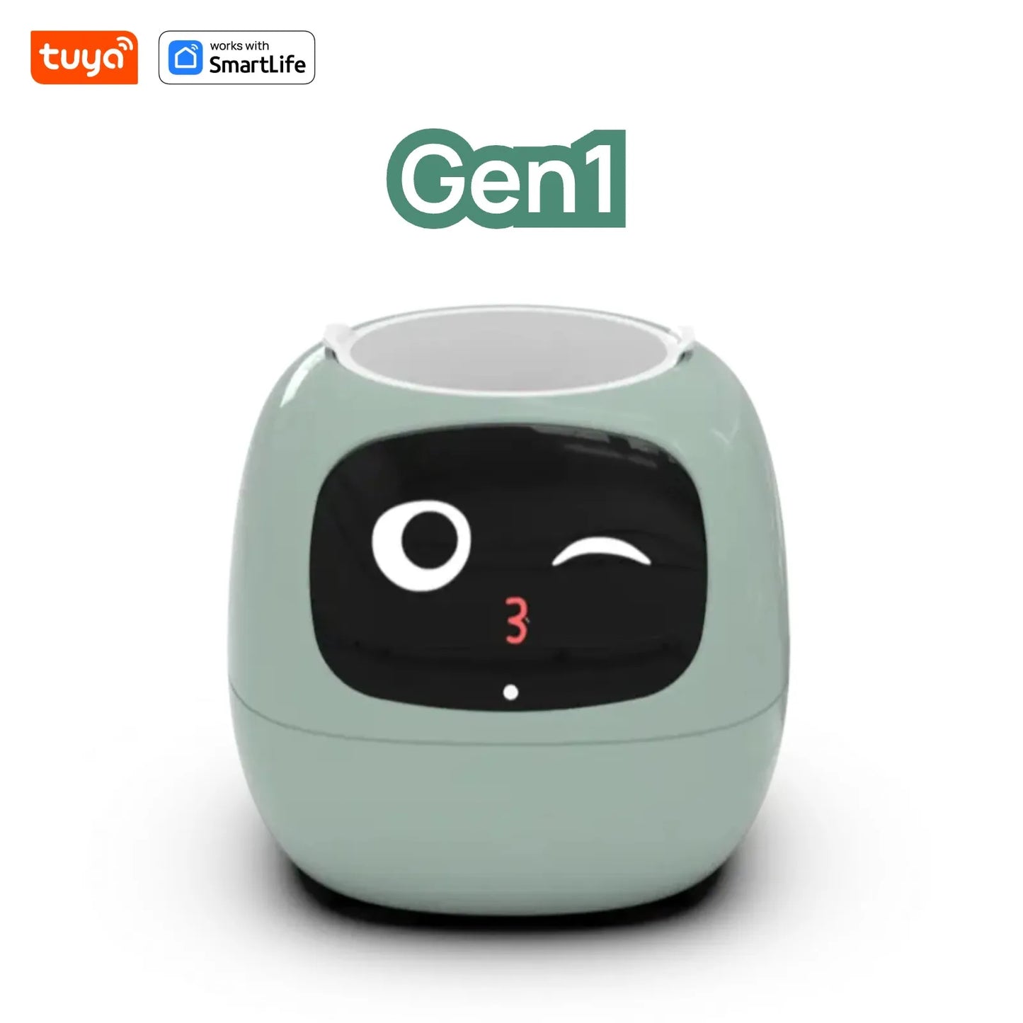 Gen1 Tuya Ivy Smart Planter,Endless Fun Over 49 Rich Expressions,7 smart sensors,AI Chips Make Raising Plants Easy and Fun