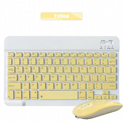 Hebrew/Spanish//Russian/Korean Portable 10 inch Wireless Keyboard and Keyboard set For iPad Samsung Tablet Laptop IOS Android