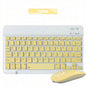 Hebrew/Spanish//Russian/Korean Portable 10 inch Wireless Keyboard and Keyboard set For iPad Samsung Tablet Laptop IOS Android