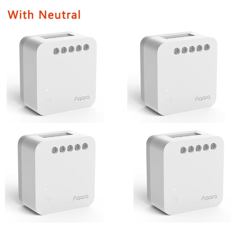 Aqara Single Channel Control Module T1 Zigbee 3.0 Wireless Relay Controller 1 Channel No Neutral Remote Work with Apple Homekit