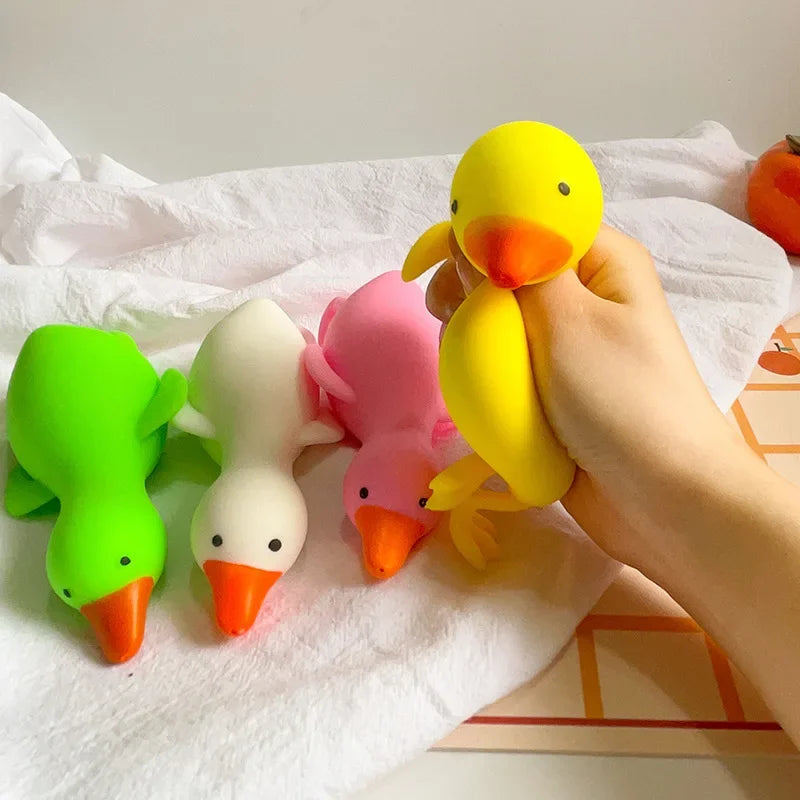 Antistress Duck Squeeze Toys Goose Cute Kawaii Animals Vent Toys for Adults Decompression Stretch Toys
