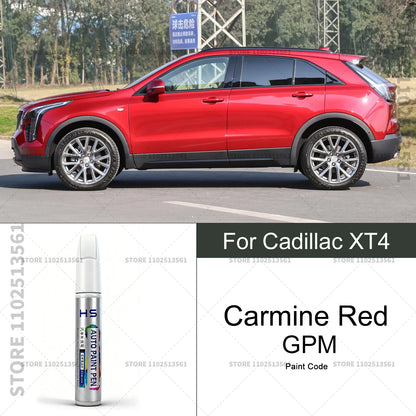 Car Paint Repair Pen For Cadillac XT4 Touch Up Scratch Remover DIY Auto Accessories White Purple Blue G59 Blue GZC Red GNT