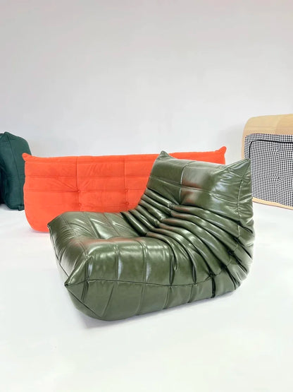 Caterpillar Single Sofa Lazy Couch Tatami Living Room Bedroom Lovely Leisure Single Chair Reading Chair Balcony Rocking Chair