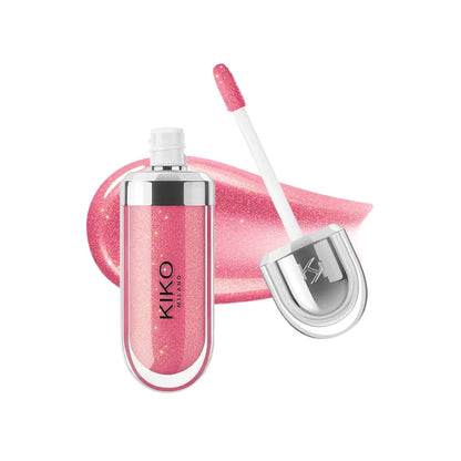 Kiko 3D Hydra Lip Gloss Non-fading Waterproof Blusher Moisturizing Shimmer Makeup Lip Gloss Lipstick Brun Pearly Mauve Liner