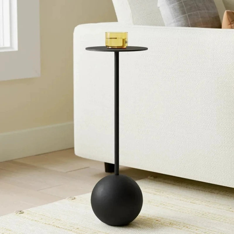 Designer Cement Mini Side Table Minimalist Accent End Table Apartment Sofa Coffee Table Aesthetic Home Furniture for Living Room