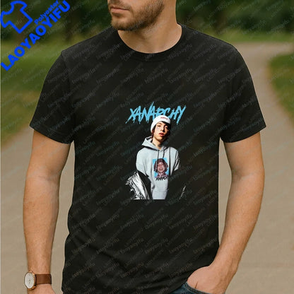 Men's T-shirts and Tank Tops - Hip-hop Rapper LIL XAN's Summer Short-Sleeved Men's and Women's Comfortable T-Shirts