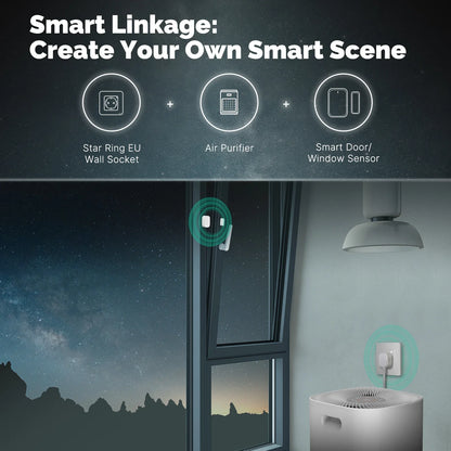 MOES Tuya ZigBee Smart Socket EU Wall Embedded Outlet Energy Monitor Indicator App Remote Control Voice Cotrol Alexa Google Home