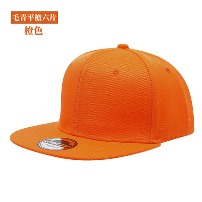 Custom Logo Snapback Caps Men Hip Hop Male Bone Baseball Cap Unisex Solid Color Cotton Adjustable Rock Band Flat Hats Visor Hat