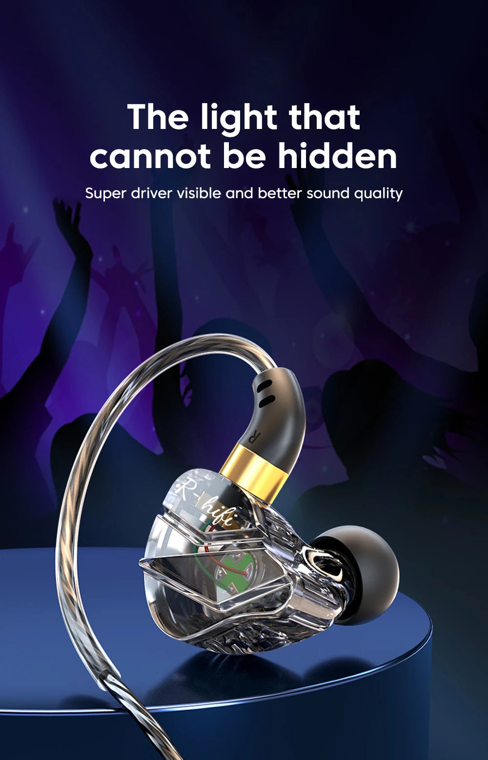 OLAF DAC Type C Earphones Wired Headset USB C Gamer Headphones Cable Handsfree Type-C Earbuds For iPhone16 15 Samsung S23 Xiaomi